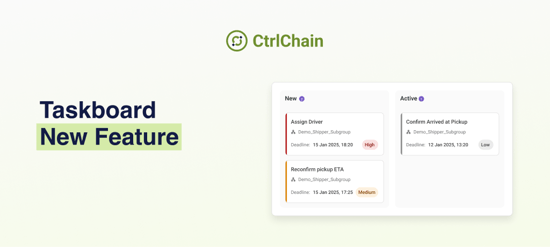 New Feature - Taskboard