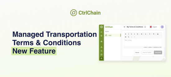 New Feature - Upload Your Own Terms & Conditions