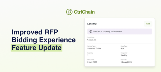 Feature Update -Improved RFP Bidding Experience