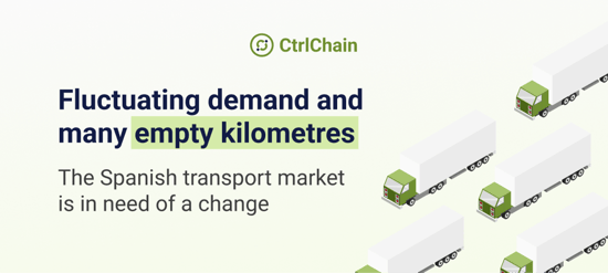 Fluctuating demand and many empty kilometres, the Spanish transport market is in need of change