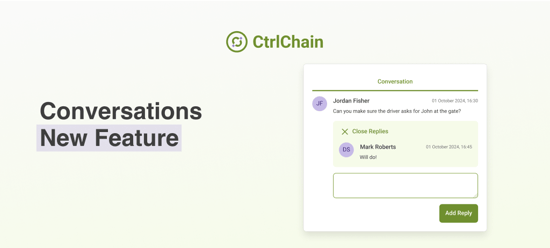 New Feature - Conversations