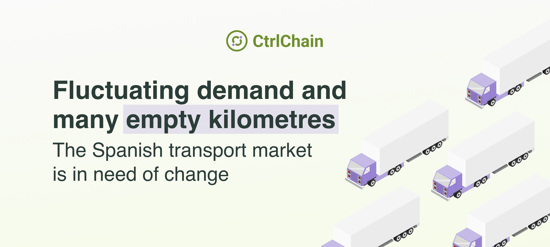 Fluctuating demand and many empty kilometres, the Spanish transport market is in need of change